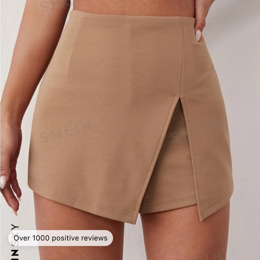Tan skort- size small (4)
